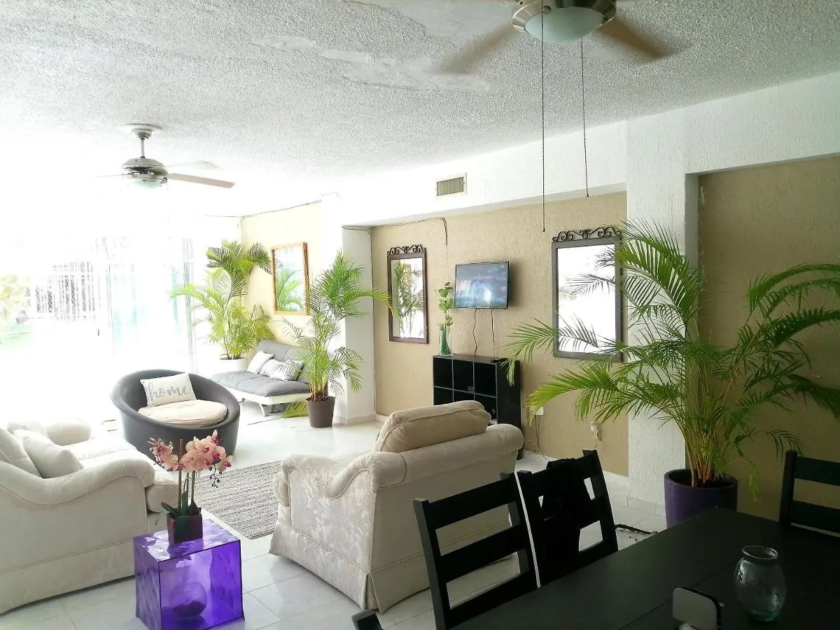 Casa Zen Para 20 Personas 5 Habitaciones En El Centro De Канкун Мексика